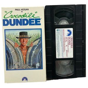 Crocodile Dundee VHS Tape 1991 Paul Hogan Linda Kozlowski Comedy Action Movie